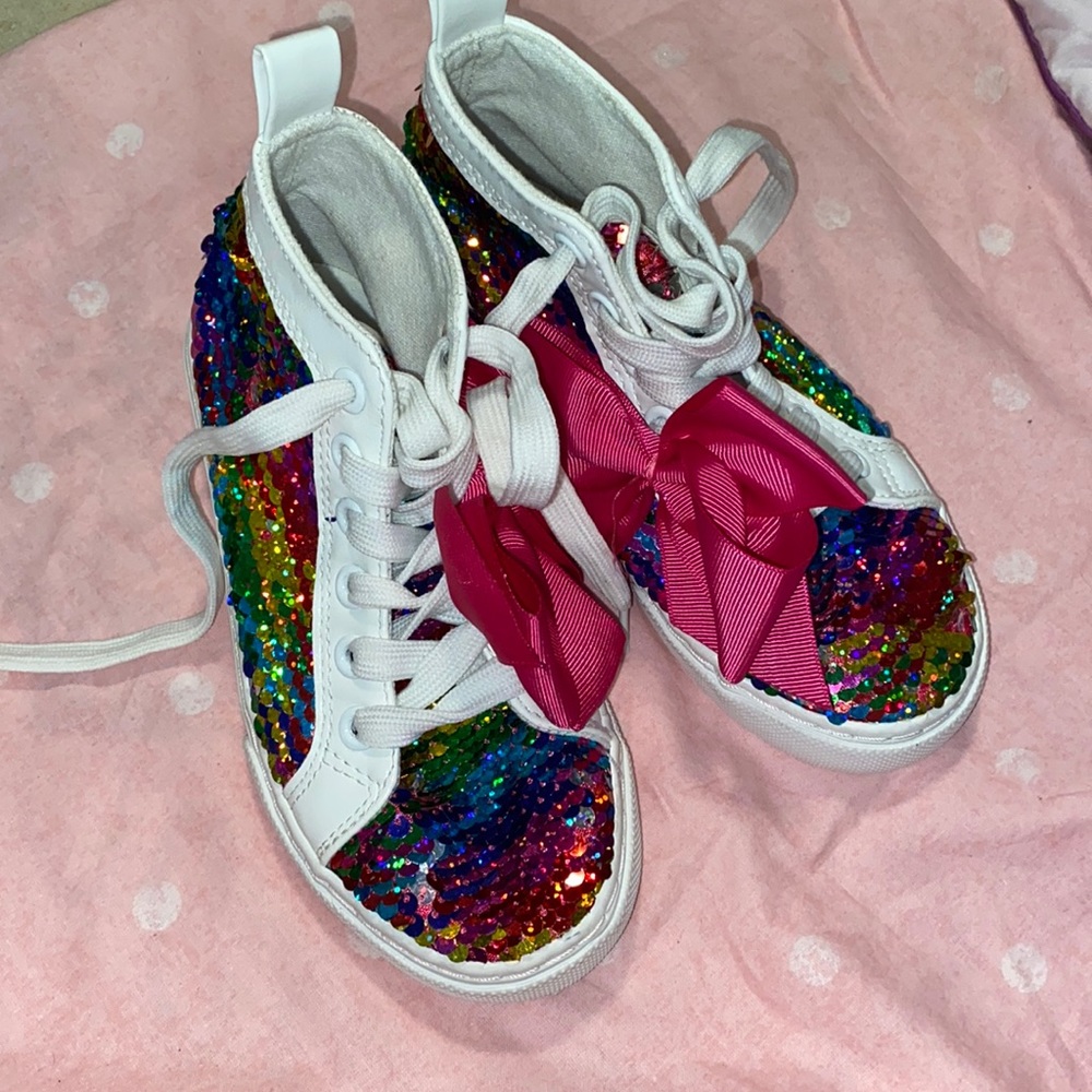 Girls JOJO Siwa Sequenced High Too Sneakers